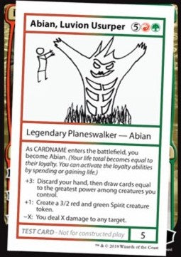 Abian, Luvion Usurper (V.1) - Mystery Booster: Playtest Cards (Special)