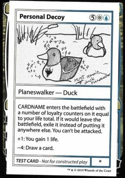 Personal Decoy (V.2) - Mystery Booster: Playtest Cards (Special)