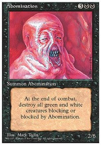 Abomination - Fourth Edition (Uncommon)