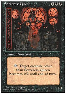 Sorceress Queen - Fourth Edition (Rare)