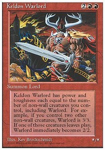 Keldon Warlord - Fourth Edition (Uncommon)