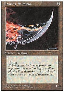 Dancing Scimitar - Fourth Edition (Rare)