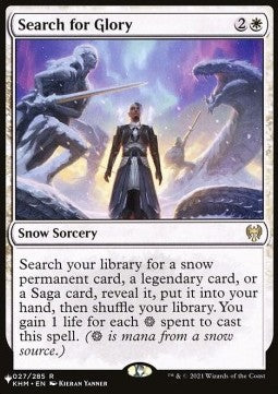 Search for Glory - Secret Lair Commander Deck: Angels: They're Just Like Us but Cooler (Rare)