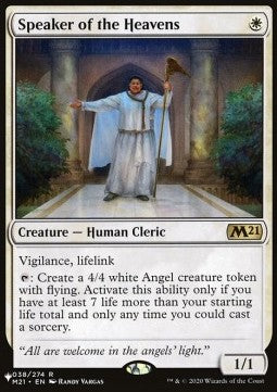 Speaker of the Heavens - Secret Lair Commander Deck: Angels: They're Just Like Us but Cooler (Rare)