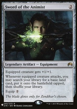 Sword of the Animist - Secret Lair Commander Deck: Angels: They're Just Like Us but Cooler (Rare)
