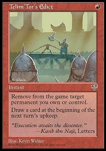 Telim'Tor's Edict - Mirage (Rare)
