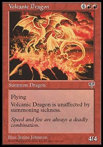 Volcanic Dragon - Mirage (Rare)