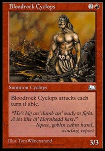 Bloodrock Cyclops - Weatherlight (Common)