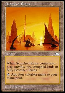 Scorched Ruins - Weatherlight (Rare)