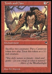 Tooth and Claw - Tempest (Rare)