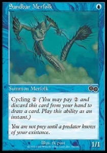 Sandbar Merfolk - Urza's Saga (Common) [USG-94]