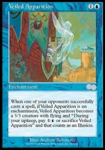 Veiled Apparition - Urza's Saga (Uncommon) [USG-107]