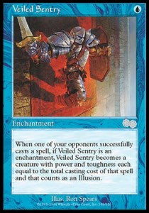 Veiled Sentry - Urza's Saga (Uncommon) [USG-109]