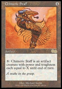 Chimeric Staff - Urza's Saga (Rare) [USG-288]
