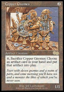 Copper Gnomes - Urza's Saga (Rare) [USG-291]