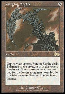 Purging Scythe - Urza's Saga (Rare) [USG-308]