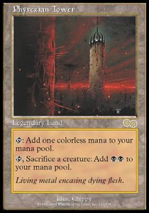 Phyrexian Tower - Urza's Saga (Rare) [USG-322]