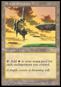Serra's Sanctum - Urza's Saga (Rare) [USG-325]