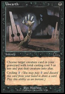 Unearth⁣ - Urza's Legacy⁣ (Common)⁣ [72]