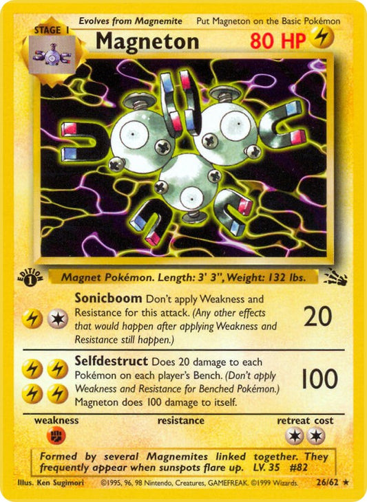 Magneton (26/62) [Fossil 1st Edition]