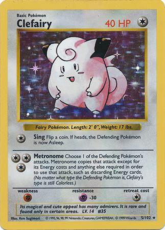 Clefairy (5/102) [Base Set (Shadowless)]