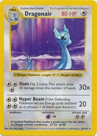 Dragonair (18/102) [Base Set Shadowless]