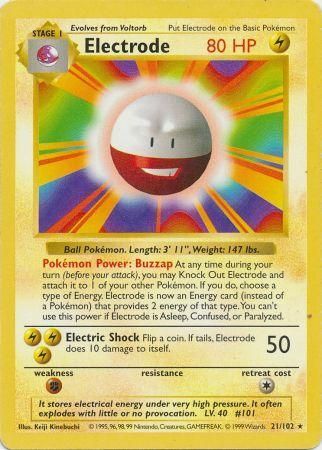 Electrode (21/102) [Base Set Shadowless]