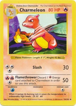 Charmeleon (24/102) [Base Set Shadowless]