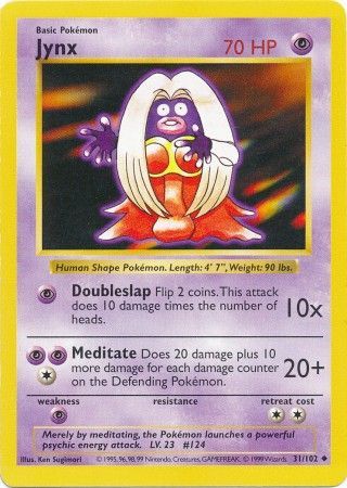 Jynx (31/102) [Base Set Shadowless]