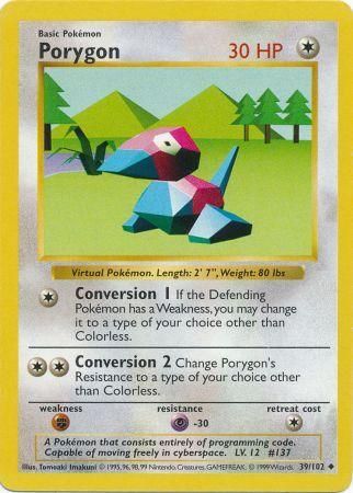 Porygon (39/102) [Base Set Shadowless]