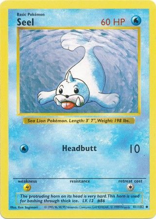 Seel (41/102) [Base Set Shadowless]