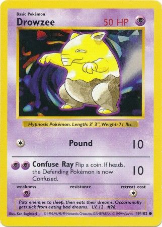 Drowzee (49/102) [Base Set Shadowless]