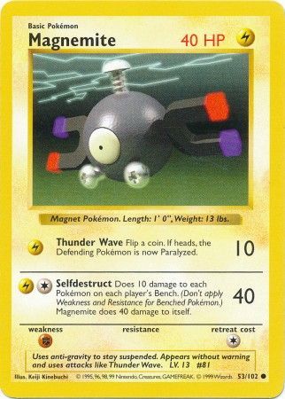 Magnemite (53/102) [Base Set Shadowless]