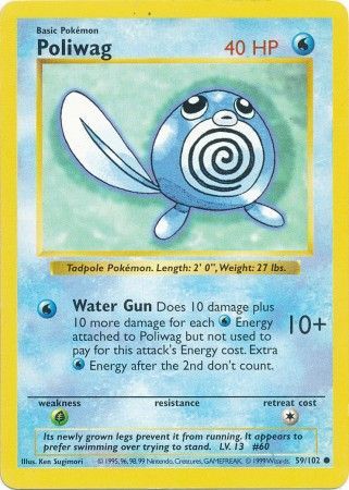 Poliwag (59/102) [Base Set Shadowless]