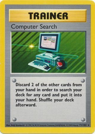 Computer Search (71/102) [Base Set Shadowless]