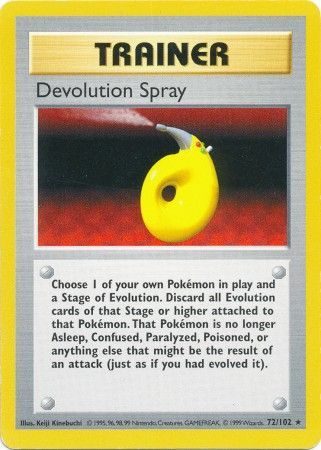 Devolution Spray (72/102) [Base Set Shadowless]