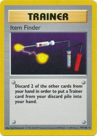 Item Finder (74/102) [Base Set Shadowless]