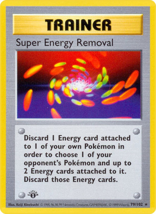 Super Energy Removal (79/102) (Shadowless) [Base Set 1st Edition]