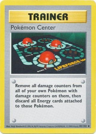 Pokemon Center (85/102) [Base Set Shadowless]