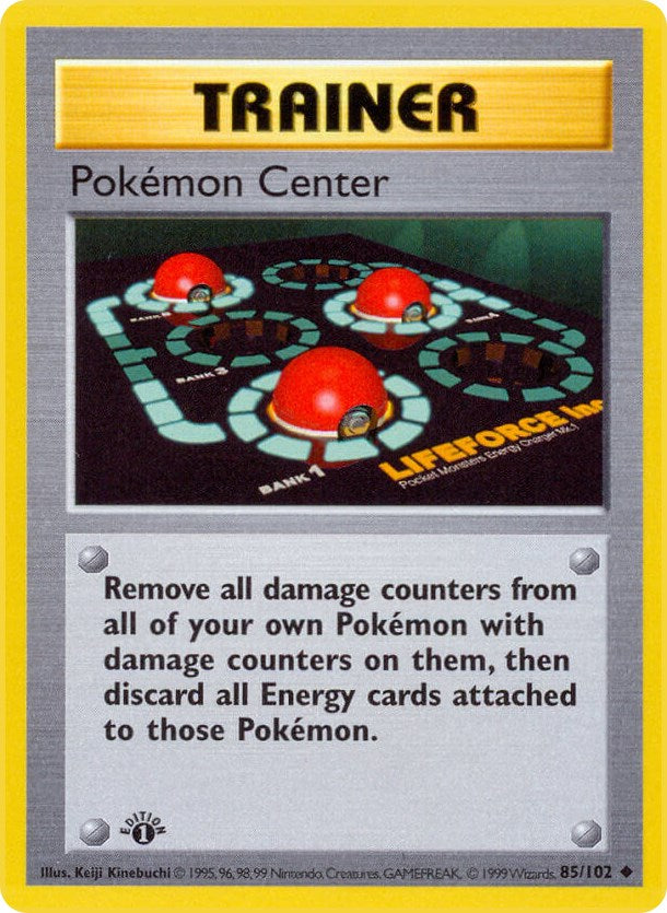 Pokemon Center (85/102) (Shadowless) [Base Set 1st Edition]