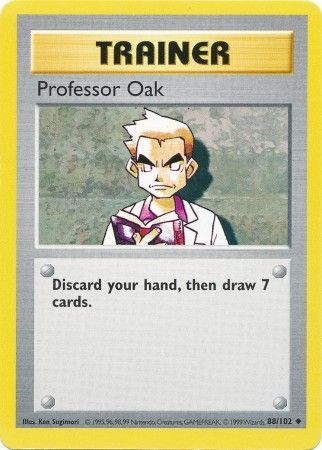 Professor Oak (88/102) [Base Set Shadowless]