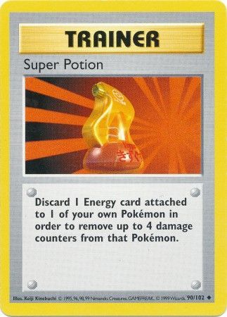 Super Potion (90/102) [Base Set Shadowless]