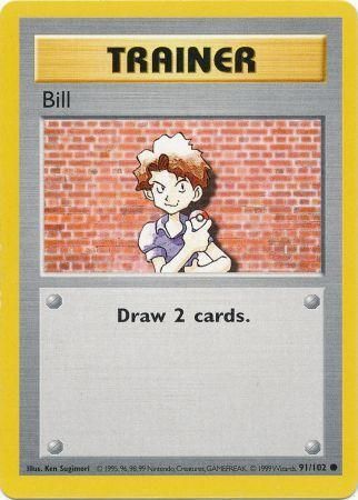 Bill (91/102) [Base Set Shadowless]