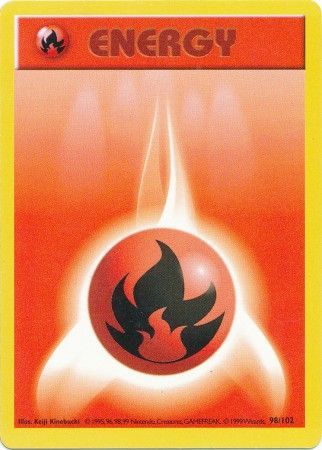 Fire Energy (98/102) [Base Set Shadowless]