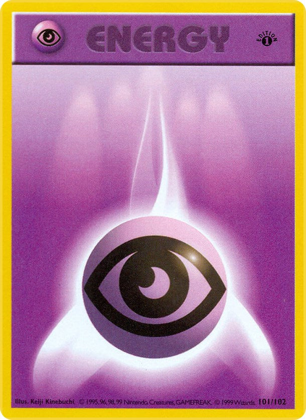 Psychic Energy (101/102) (Shadowless) [Base Set 1st Edition]