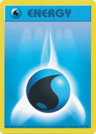 Water Energy (102/102) [Base Set Shadowless]