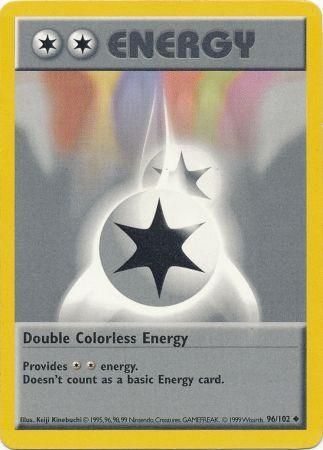 Double Colorless Energy (96/102) [Base Set Shadowless]