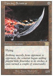 Dancing Scimitar - Sixth Edition (Rare) [6ED-279]