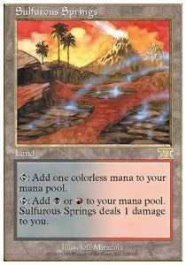 Sulfurous Springs - Sixth Edition (Rare) [6ED-328]