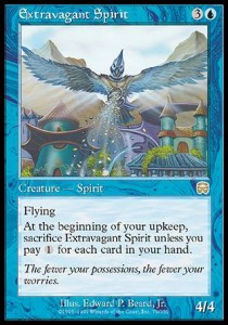 Extravagant Spirit - Mercadian Masques (Rare) [MMQ-79]